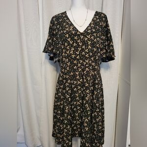 Flutter Sleeve Dress